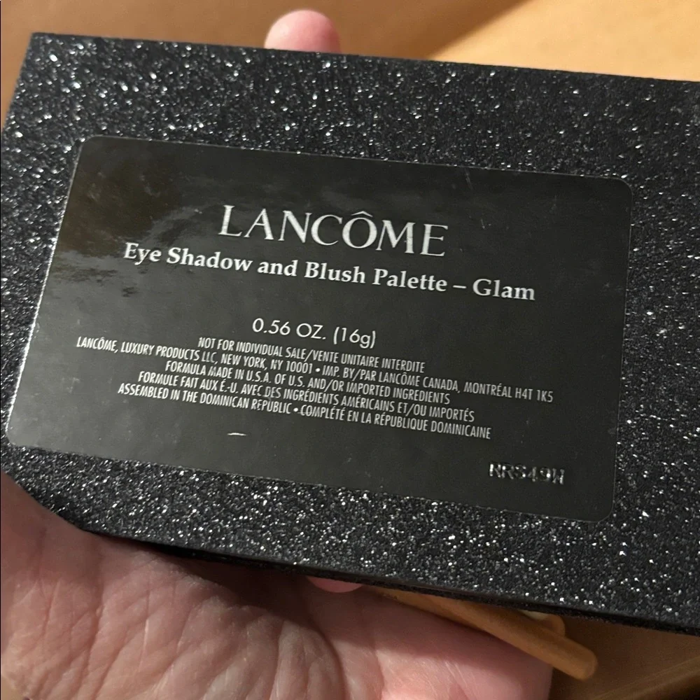 Lancome Black Glitter eyeshadow palette